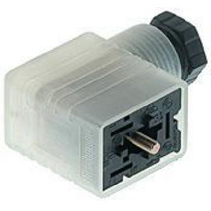 Hirschmann 933933100 | GML 209 NJ GB1 LED 230 black Ventilsteckverbinder