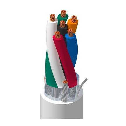 Belden Cable 4304FE.00500 | Sicherheit und Ton, 6 Leiter 18 AWG BC, LSZH, geschirmt, Eca