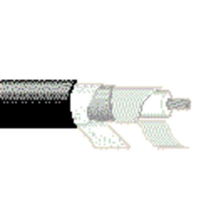 Belden Cable 9395 0101000 | 18 AWG-Litze (41 x 34), hochleitfähiger TC-Leiter, EPDM-Gummi-Isolierung, leitfähiges Textil (100 %) plus TC-Spiralschirme (70 % Abdeckung), Papierband, CPE-Mantel.