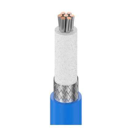 Belden Cable 7500A G7X1000 | 30AWG (7x38) verzinnte Legierung, PE-Schaumstoffisolierung, Gesamtschirmung aus verzinntem Kupfergeflecht (95 %), PVC-Außenmantel, hohe Flexibilität, AWM 1354