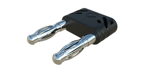 Hirschmann SKS 972267100 | KST 14/4 Stecker 4mm schwarz