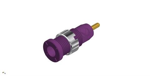 Hirschmann SKS 975459709 | MSEB 2630 S 1,9 Au Buchse 2mm violett