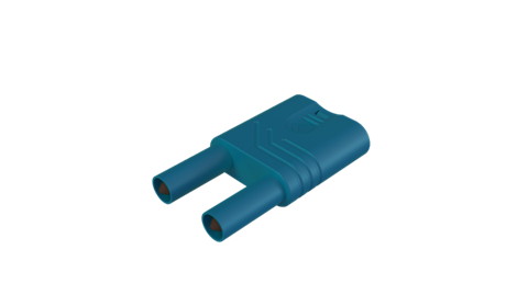 Hirschmann SKS 932200102 | KST S WS Stecker 4mm blau