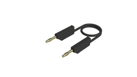 Hirschmann SKS 934065700 | MLN 200/1 Au Messleitung 4mm schwarz