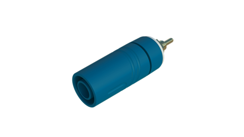 Hirschmann SKS 972360702 | SAB 2630 S1,9 Au Buchse 4mm blau