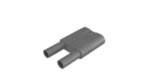 Hirschmann SKS 932200106 | KST S WS Stecker 4mm grau