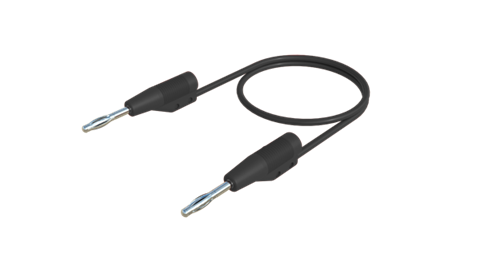 Hirschmann SKS 938120100 | MVLF WS 2/50 Messleitung 2mm schwarz