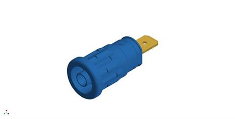 Hirschmann SKS 972362102 | SEP 2620 F6,3 Buchse 4mm blau
