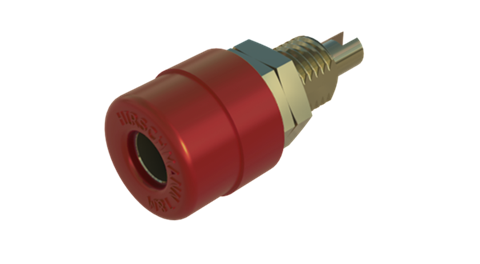Hirschmann SKS 930176701 | BIL 20 Au Buchse 4mm rot