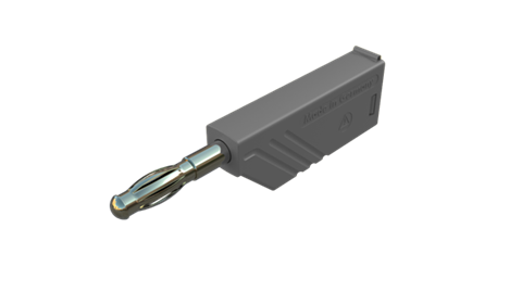 Hirschmann SKS 934100706 | LAS N WS Au Stecker 4mm grau