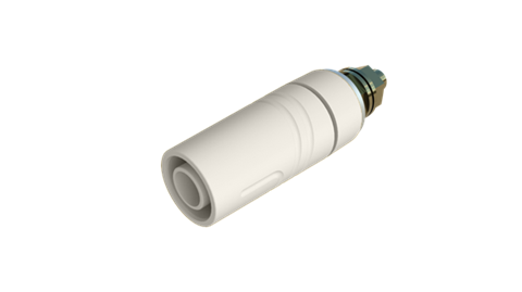 Hirschmann SKS 972357707 | SAB 2600 G M4 Au Buchse 4mm weiß