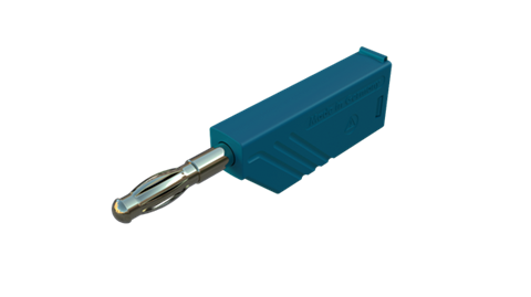 Hirschmann SKS 934100702 | LAS N WS Au Stecker 4mm blau