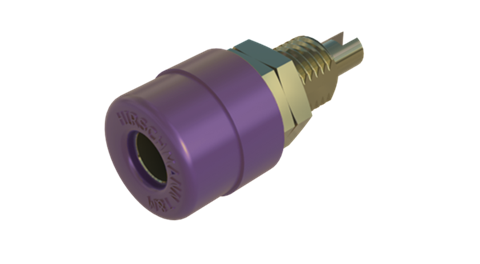 Hirschmann SKS 930176709 | BIL 20 Au Buchse 4mm violett