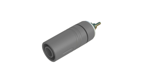 Hirschmann SKS 972360706 | SAB 2630 S1,9 Au Buchse 4mm grau