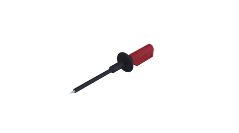 Hirschmann SKS 975017701 | PRUEF 1600 Au Prüfspitze 2 mm rot