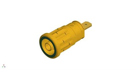 Hirschmann SKS 972361188 | SEP 2610 F4,8 Buchse 4mm gelb/grün