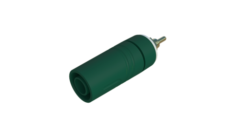 Hirschmann SKS 972360704 | SAB 2630 S1,9 Au Buchse 4mm grün