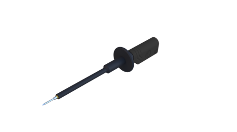 Hirschmann SKS 975018700 | PRUEF 1610 FT Au Prüfspitze 2 mm schwarz