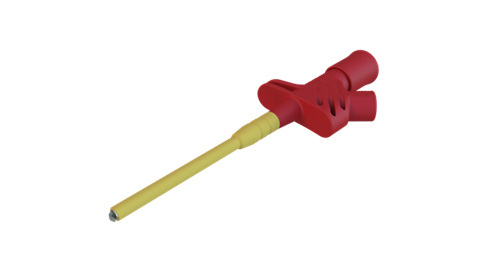 Hirschmann SKS 972309101 | KLEPS 2900 Klemmprüfspitze 4mm rot