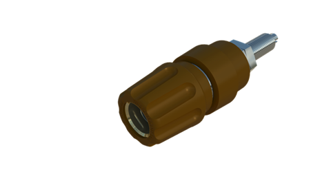 Hirschmann SKS 930144105 | PKNI 20 B Buchse 4mm braun