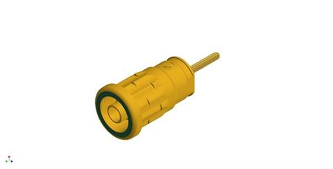 Hirschmann SKS 972363188 | SEP 2630 S1,9 Buchse 4mm gelb/grün