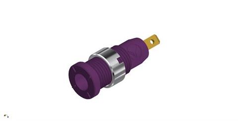 Hirschmann SKS 975455709 | MSEB 2610 F 2,8 Au Buchse 2mm violett