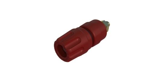 Hirschmann SKS 930103701 | PKI 10 A Au Buchse 4mm rot