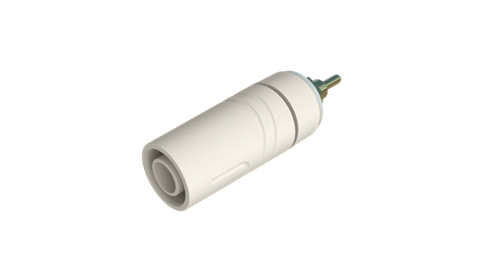 Hirschmann SKS 972360707 | SAB 2630 S1,9 Au Buchse 4mm weiß