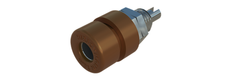 Hirschmann SKS 930166105 | BIL 30 Buchse 4mm braun