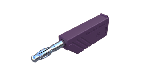 Hirschmann SKS 934100109 | LAS N WS Stecker 4mm violett