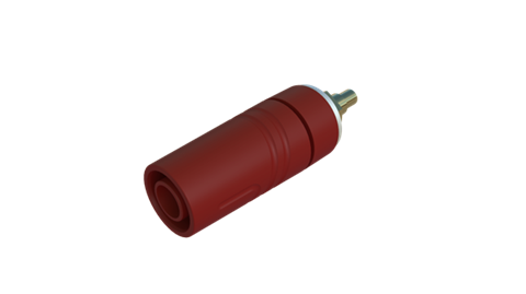 Hirschmann SKS 972358701 | SAB 2640 LK Au Buchse 4mm rot