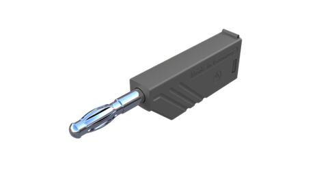 Hirschmann SKS 934100106 | LAS N WS Stecker 4mm grau