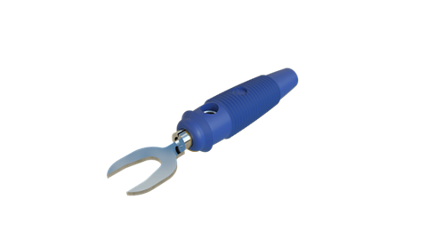 Hirschmann SKS 930584102 | KB 2 Stecker 4mm blau