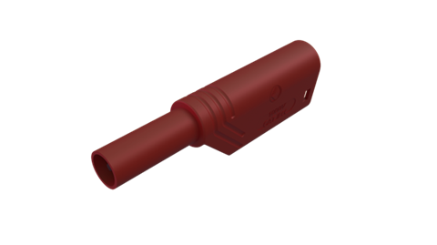 Hirschmann SKS 934099701 | LAS S WS Au Stecker 4mm rot
