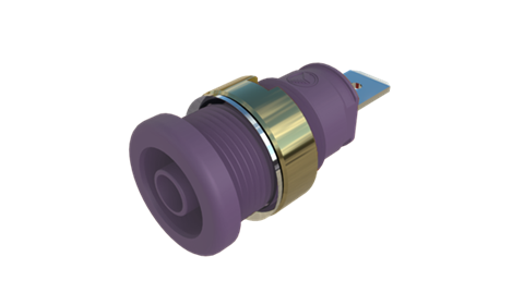 Hirschmann SKS 972355109 | SEB 2610 F4,8 Buchse 4mm violett