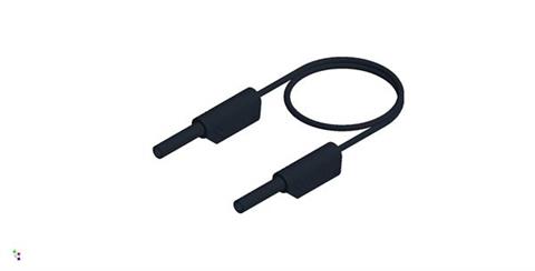 Hirschmann SKS 975698700 | MVL S WS 200/1 Au Messleitung 2mm schwarz