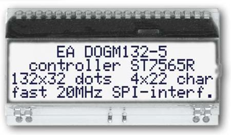 Display Visions EA DOGM132W-5 | 132x32 DOG Grafikdisplay