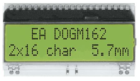 Display Visions EA DOGM162L-A | 2x16 DOG Characterdisplay