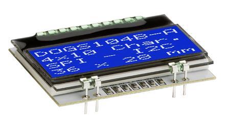 Display Visions EA DOGS104B-A | 4x10/2x10 DOG Textdisplay