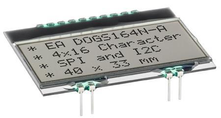 Display Visions EA DOGS164N-A | 4x16/2x16 DOG Textdisplay