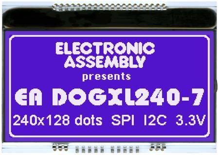 Display Visions EA DOGXL240B-7 | 240x128 DOG Grafikdisplay
