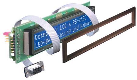 Display Visions EA SER204-NLW | RS-232 Textdisplay 4x20