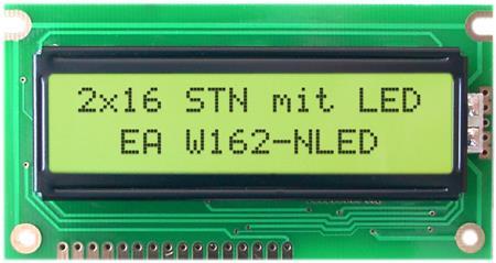 Display Visions EA W162-NLED | Textdisplay 2x16 Zeichen
