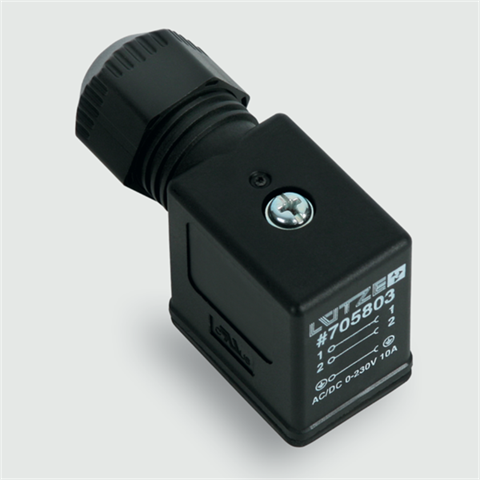 Lütze 705803 | Schutz- und Entstörtechnik / Ventilstecker / konfektionierbar / Bauf B Ind.