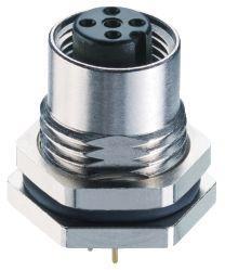 Lumberg Automation 56334 | RKHL 4/S 5,5 M12-Einbaukupplung 4pol., PG9