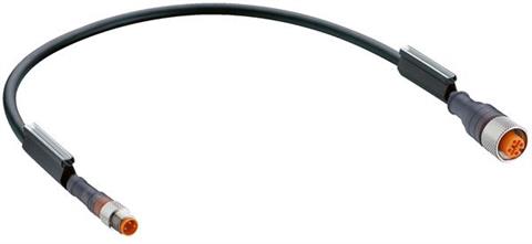 Lumberg Automation 47222 | RSMV 3-RKT 4-3-224/3 M Verbindungskabel M12 - M8