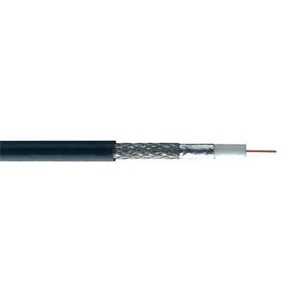 Belden Cable 9248.00152 | 18 AWG massiver .040" blanker Kupferleiter, gasinjizierte Schaum-HDPE-Isolierung, Duofoil® + verzinnter Kupfergeflechtschirm (60 % Abdeckung), PVC-Mantel.