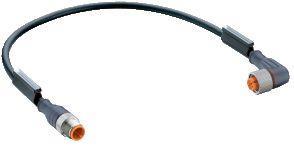 Lumberg Automation 89791 | RST 4-RKWT/LED P 4-225/7,5 M Verbindungskabel M12 - M12