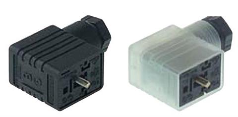 Hirschmann 933642100 | GML 209 NJ GB1 LED 24 black Ventilsteckverbinder Bf.B